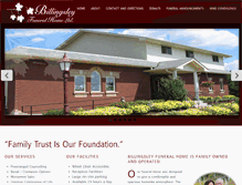 Tablet Screenshot of billingsleyfuneralhome.com